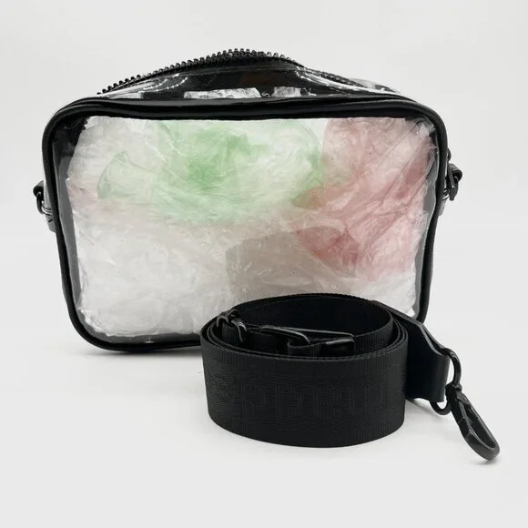 Madden Girl Clear Ryann Camera Crossbody Bag - Picture 2 of 12